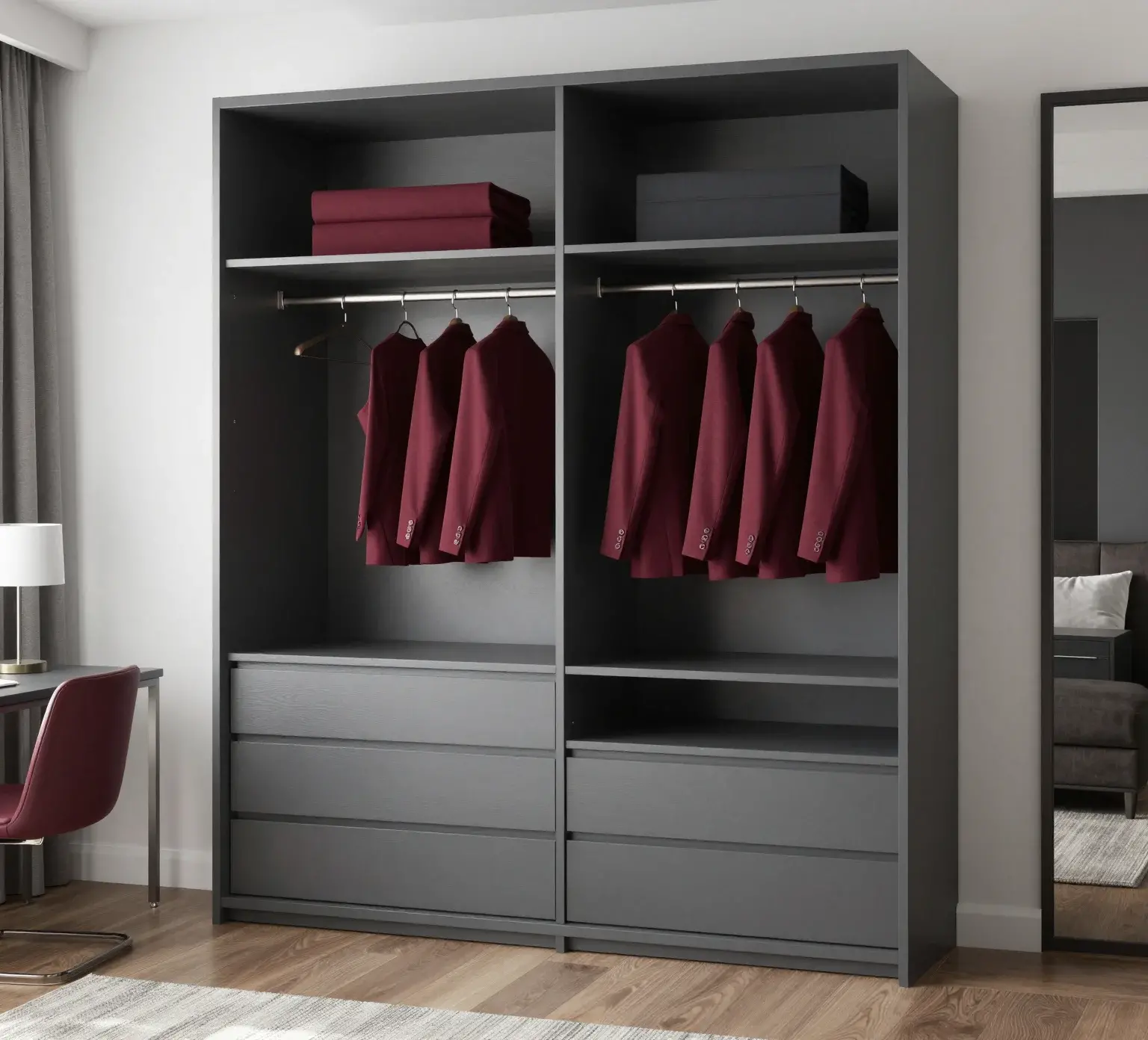 шкафы мелания мебель 010